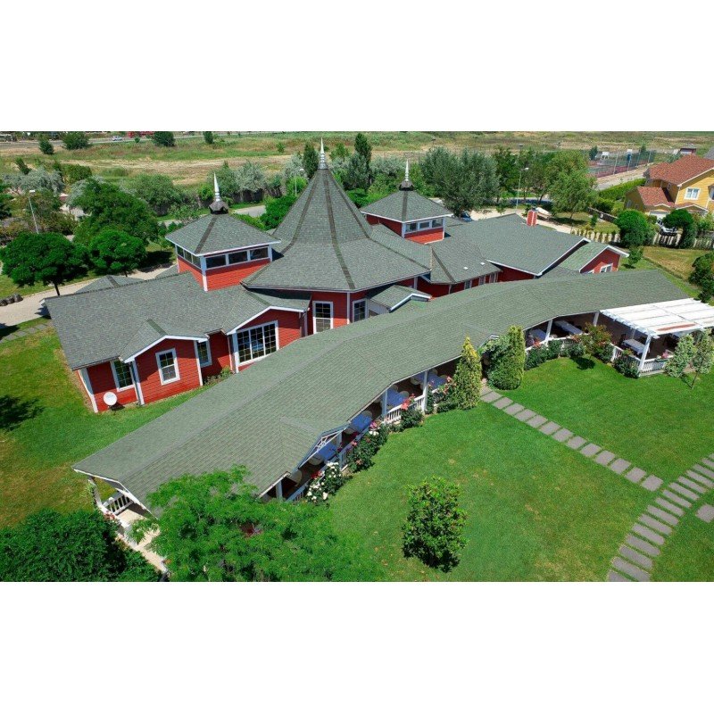 Гибкая черепица BTM Prestige Lamine Shingle Зеленый 2,57м.кв (Yesil)