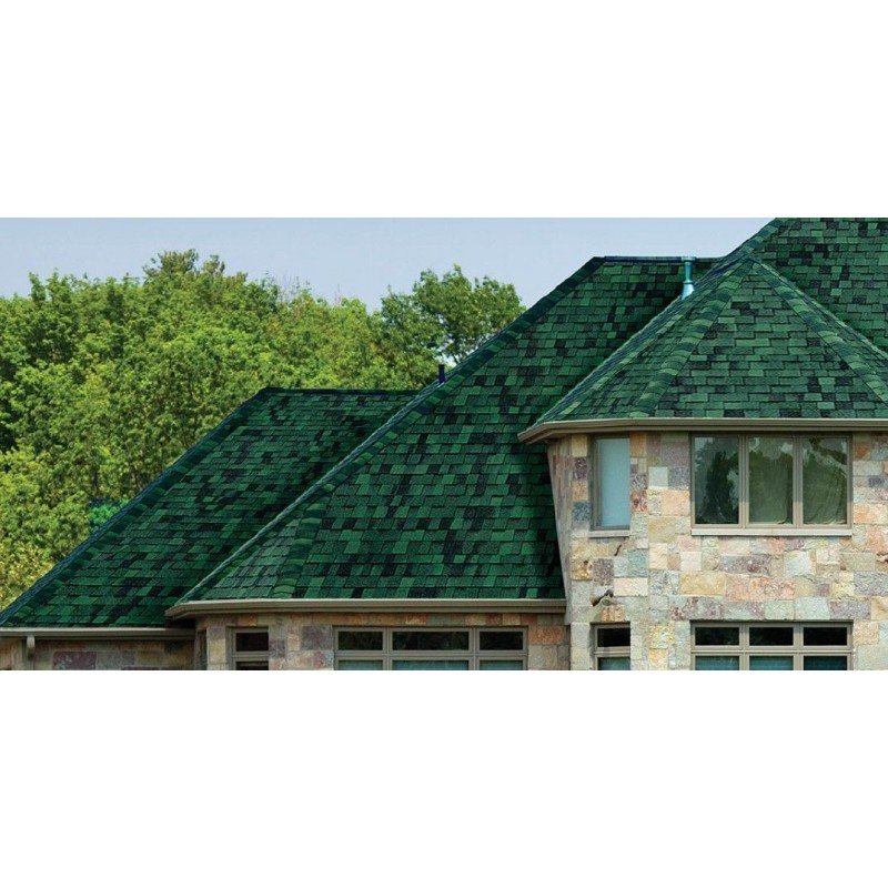 Гибкая черепица BTM Prestige Lamine Shingle Зеленый 2,57м.кв (Yesil)