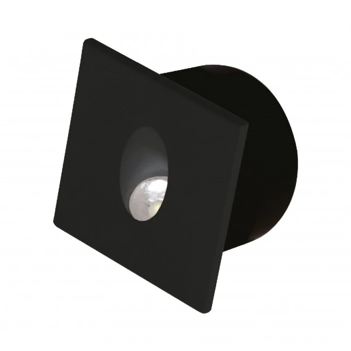 Світлодіодний світильник сходовий ZUMRUT 3W чорний